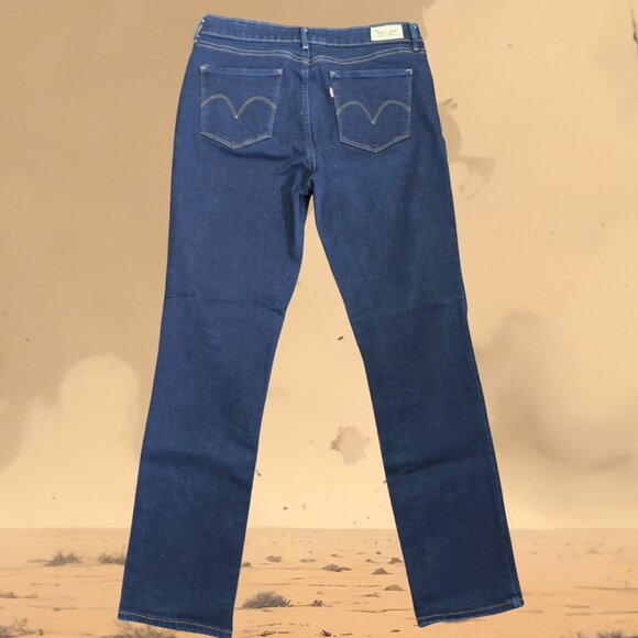 Levi’s Women’s Mid Rise Skinny Jeans Size 12 Dark Wash Denim 31x30 - Picture 1 of 6